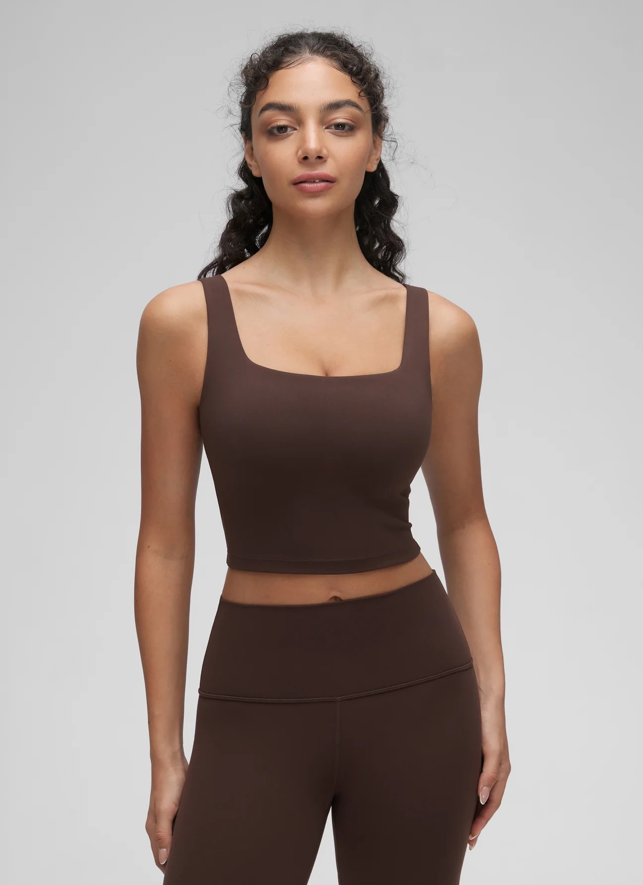 Butterluxe Square Neck Built in Bra Tank